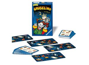 4049817673751 - Ravensburger 23081 - Gruselino Mitbringspiel für 2-4 Spieler Suchspiel ab 5 Jahren kompaktes Format Reisespiel