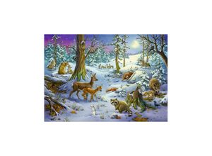 4050003952536 - Sticker-Adventskalender Tiere im Winterwald 2023 von Coppenrath