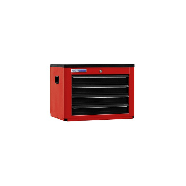 4050049210041 - Schrank-Aufsatz rot anthrazit 4 Schubladen 610 x 450 x 950 cm 4050049210041 ADB