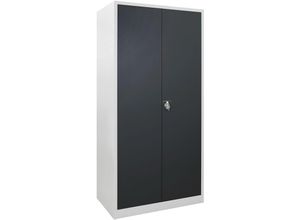 4050049407557 - Flügeltürenschrank Materialschrank RAL7035 7016 h 1950 x b 920 x t 500 mm - ADB