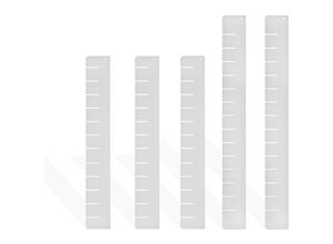 4050049409476 - Schubladenunterteilung Einteiler 5-tlg Set Schubladen Fachtrenner Trennblech - ADB