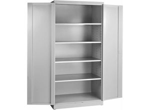 4050049409643 - Flügeltürenschrank grau ral 7035 Höhe 1950mm Breite 950mm FrontRAL 7035 Tiefe 600 - ADB