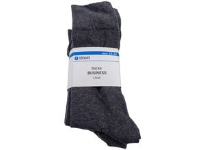 4050075069873 - Baumwollsocke Business grau Größe 43-46 (PACK à 5 PAAR)