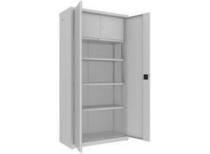 4050075086764 - Aktenschrank Stahl doppeltürig 2000x950x400 mm mit Tresorfach - Dönges