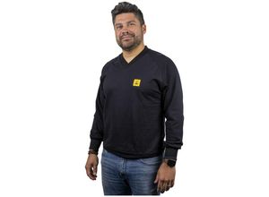 4050075109005 - ESD-Sweatshirt V-Ausschnitt 2XL schwarz - Wetec