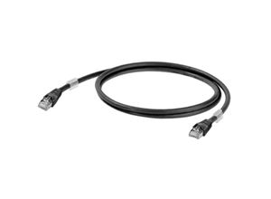 4050118042986 - Weidmuller - Weidmüller 1251610005 RJ45 Netzwerkkabel Patchkabel cat 6a s ftp 050 m Schwarz UL-zertifiziert 1 s