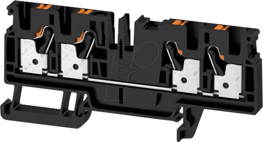 4050118411737 - A4C 4 BK - Durchgangsklemme Klippon® Connect A-Serie schwarz