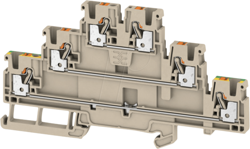 4050118438215 - A3T 25 FT-FT-PE - Durchgangsklemme Klippon® Connect A-Serie beige