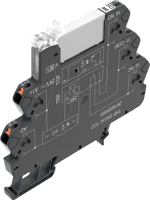 4050118670615 - TRP 24VUC 1CO Koppelrelais 24 V DC AC 6 A 1 Wechsler 10 St