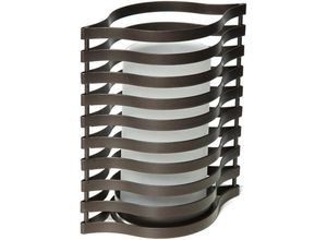 4050223750097 - Windlicht Fuligo 20cm Kerzenhalter Gr B H T 16 cm x 20 cm x 10 cm schwarz Kerzenhalter