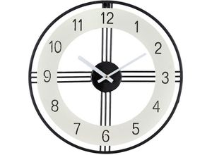 4050223847285 - Wanduhr Wanduhr modern 40cm Wanduhren Gr B H T 40 cm x 40 cm x 3 cm schwarz Wanduhren 4050223847285 - Wanduhr Wanduhr modern 40cm Wanduhren Gr B H T 40 cm x 40 cm x 3 cm schwarz Wanduhren
