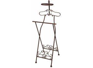 4050223920278 - Herrendiener AMBIENTE HAUS braun (antikbraun) B45cm H120cm T41cm Herrendiener