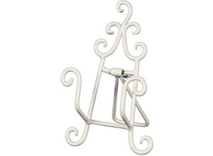 4050223921275 - Ambiente Haus Kochbuchhalter Staffelei in Weiß - 15 cm (1 St) weiß