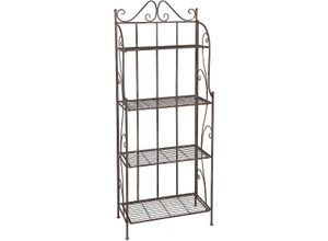 4050223953269 - Standregal Regal mit 4 Böden in Antikbraun - 162 cm Regale Gr B H T 61 cm x 161 cm x 34 cm braun Standregale 4050223953269 - Standregal Regal mit 4 Böden in Antikbraun - 162 cm Regale Gr B H T 61 cm x 161 cm x 34 cm braun Standregale
