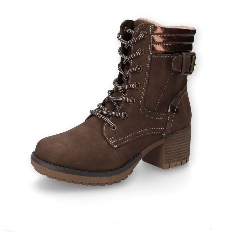 4050283975003 - Schnürboots Schnürstiefel braun in EU42