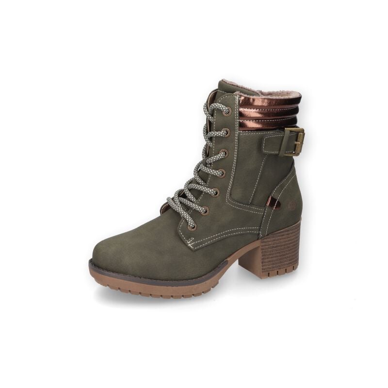 4050283975058 - Schnürboots Schnürstiefel grün in EU40