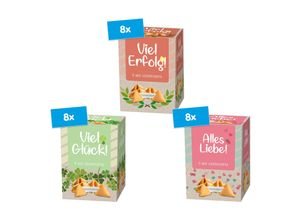 4050285523509 - Glückskekse Silvester 60 g verschiedene Sorten 24er Pack