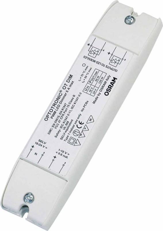 4050300943459 - OSR OPTOTRONIC OT DIM 10-24 PWM-LED-Dimmer 10-24V 120W dimmbar 1-10V 4050300943459 - OSR OPTOTRONIC OT DIM 10-24 PWM-LED-Dimmer 10-24V 120W dimmbar 1-10V