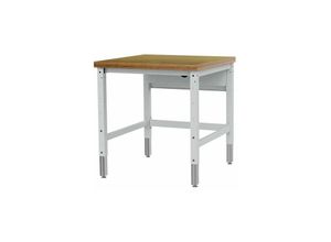 4050413041929 - Bedrunka+hirth - Packtisch Beistelltisch höhenverstellbar Tiefe 750 Klemmfeststellung Maße in mm (BxT) 750 x 900