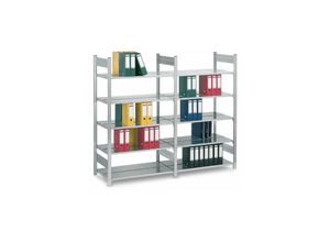 4050413056831 - Bedrunka+hirth - Aktenregal doppelseitig Anbauregal Maße in mm (BxTxH) 1010 x 635 x 2000