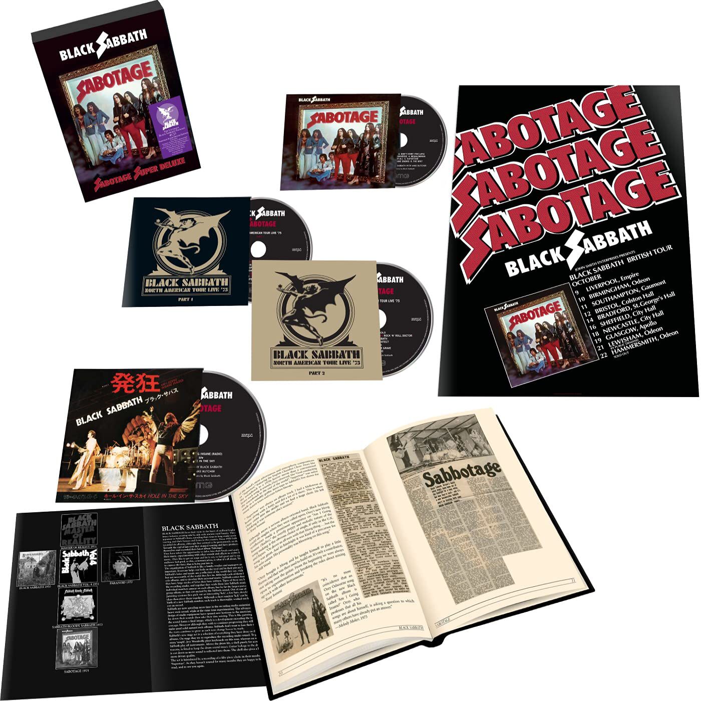 4050538659597 - Black Sabbath - GEBRAUCHT Sabotage (Super Deluxe Box Set) - Preis vom 19022023 061737 h