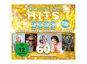 4050538954357 - Volksmusik Hits 2023 (2 CDs + DVD) - Various (CD mit DVD)