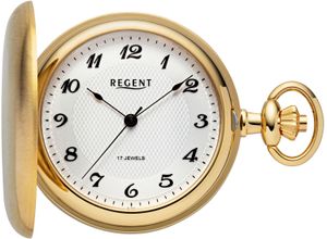 4050597198969 - Taschenuhr REGENT P721-19443049 Taschenuhren goldfarben Damen Taschenuhren Herrenuhr Handaufzug Acrylglas