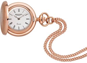 4050597199362 - Kettenuhr REGENT P761-32772940 Taschenuhren rosegold (roségoldfarben) Damen Taschenuhren Quarzuhr Damenuhr Acrylglas