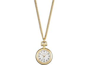 4050597199416 - Kettenuhr REGENT P765-32793049 Taschenuhren goldfarben Damen Quarzuhr Damenuhr Acrylglas