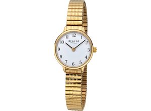 4050597201546 - Quarzuhr REGENT Armbanduhren goldfarben Damen Quarzuhren Armbanduhr Damenuhr Mineralglas analog