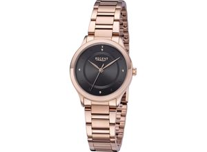 4050597901347 - Quarzuhr REGENT 12211095 - 03P28FB01-D Armbanduhren rosegold (roségoldfarben) Damen Quarzuhren