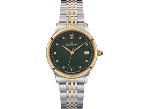 4050645025803 - Quarzuhr DUGENA Florenz 4461083 Armbanduhren silberfarben (silberfarben goldfarben) Damen Quarzuhren Armbanduhr Damenuhr Datum Saphirglas