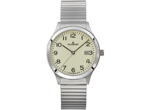 4050645027265 - Quarzuhr DUGENA Bari Armbanduhren silberfarben Damen Quarzuhren Armbanduhr Damenuhr Herrenuhr Datum