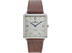 4050645027463 - Quarzuhr DUGENA Mannheim Armbanduhren braun (braun champagnerfarben) Herren Uhren