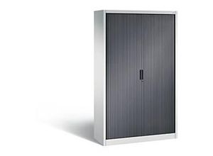 4050646267561 - Rollladenschrank Omnispace H1980B1200T420 mm Lichtgrau Schwarzgrau