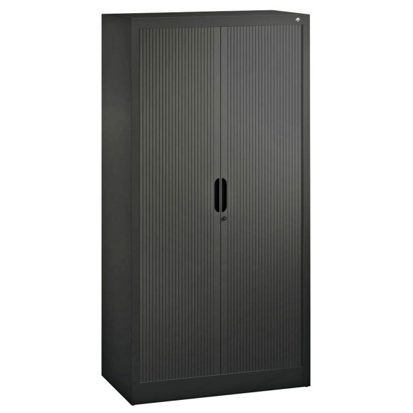 4050646401781 - CP Omnispace Rollladenschrank schwarzgrau 3 Fachböden 800 x 420 x 1660 cm