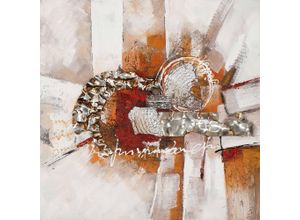 4050743031386 - Gemälde ABSTRAKTE GEOMETRIE (LB 40x40 cm) LB 40x40 cm bunt Bild Kunstdruck Wandbild