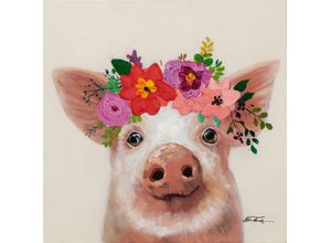 4050743049374 - Keilrahmenbild LITTLE PIG (LBH 50x50x350 cm)