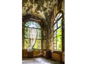 4050743052282 - Acrylglasbild VERLASSENE VILLA (BHT 80x120x180 cm) BHT 80x120x180 cm bunt Glasbild