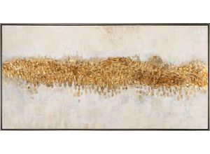 4050743068702 - Gemälde GOLDENER HORIZONT (BHT 143x73x450 cm) BHT 143x73x450 cm bunt Bild Kunstdruck Wandbild