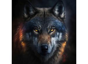 4050743087871 - Acrylglasbild MYSTERIOUS WOLF