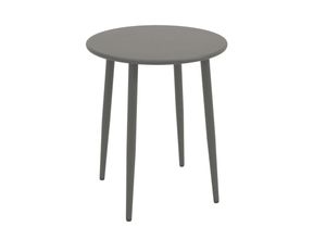 4050747374618 - Bistrotisch DENVER 60cm rund Metall grau