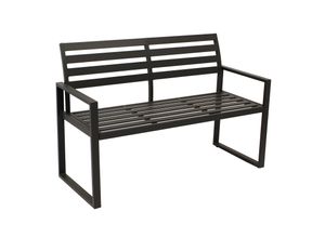 4050747716371 - Bank 2-sitzer ATLANTA Aluminium schwarz