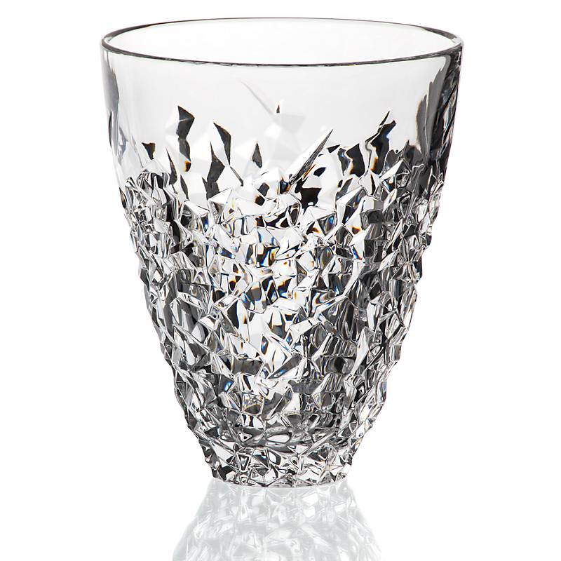 4050832060792 - Vase Katarina Gold 22cm Transparent aus Bleikristall