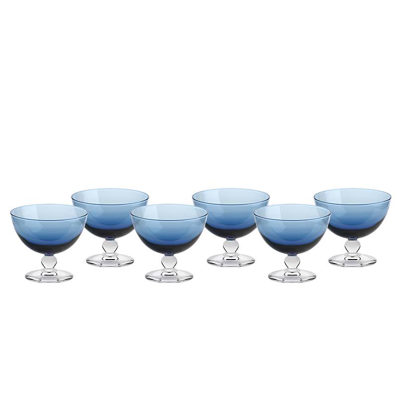 4050832323583 - Eisschale Eisbecher Dessertschale 6er-Set blau Piccolo Colori 280ml Gelato