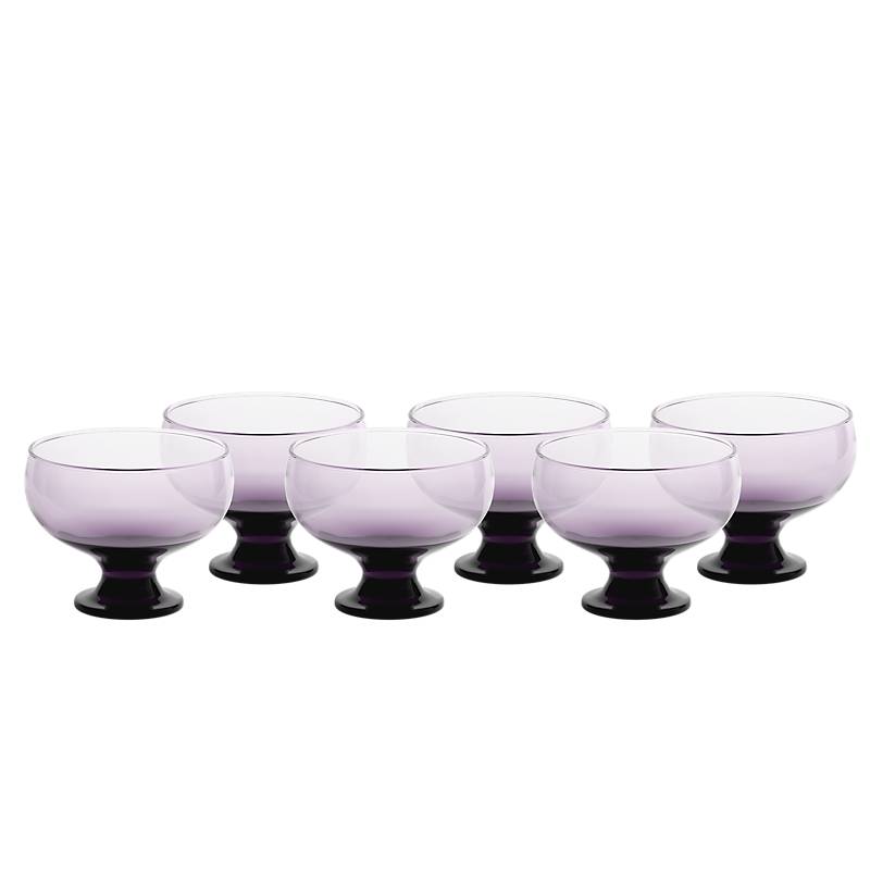 4050832323828 - Eiscremeglas Eisbecher Desserschale lila Puro Colori 6er-Set 320ml Gelato 4050832323828 - Eiscremeglas Eisbecher Desserschale lila Puro Colori 6er-Set 320ml Gelato