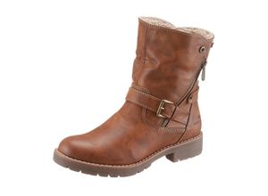 4050849907530 - Große Größen Winterboots cognac Gr36