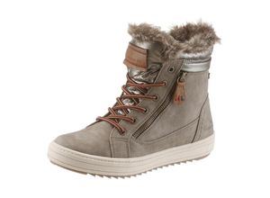 4050849919212 - Große Größen Winterboots taupe Gr38