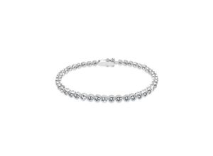 4050878247713 - Armband ELLI Tennis mit Kristalle Silber Armbänder Gr 19 cm mit Steinen Silber 925 (Sterlingsilber) silberfarben (silber weiß) Damen Armbänder Silber