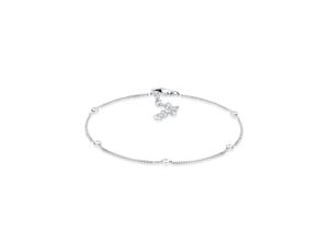 4050878488659 - Armband ELLI DIAMONDS Elegant Klassisch Diamant (0025 ct) 925 Silber Armbänder Gr 19 cm mit Diamanten Silber 925 (Sterlingsilber) weiß (weiß weiß) Damen Armbänder Silber